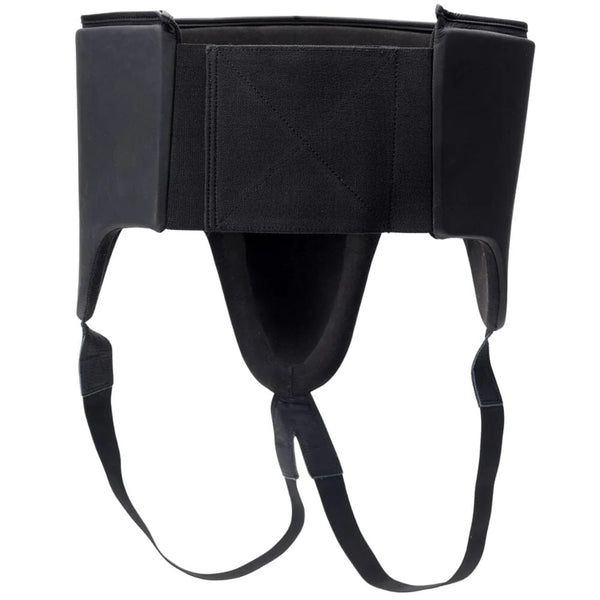 STING Groin & Chest Guards Sting Boxing Pro Leather Abdo Groin Guard - Black/Grey