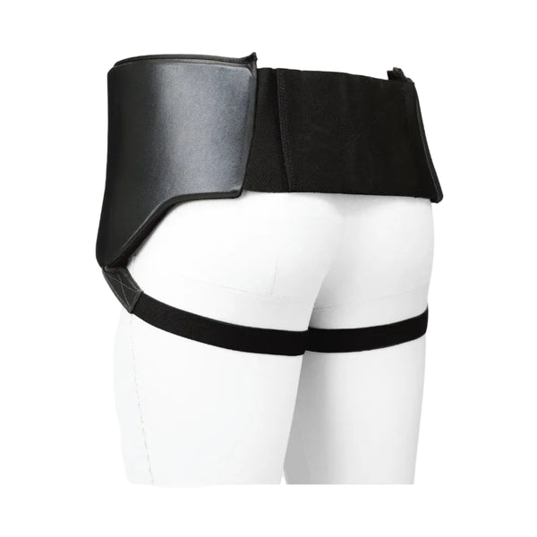 STING Groin & Chest Guards Sting Boxing Pro Leather Abdo Groin Guard - White/Black/Silver