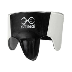 STING Groin & Chest Guards Sting Boxing Pro Leather Abdo Groin Guard - White/Black/Silver