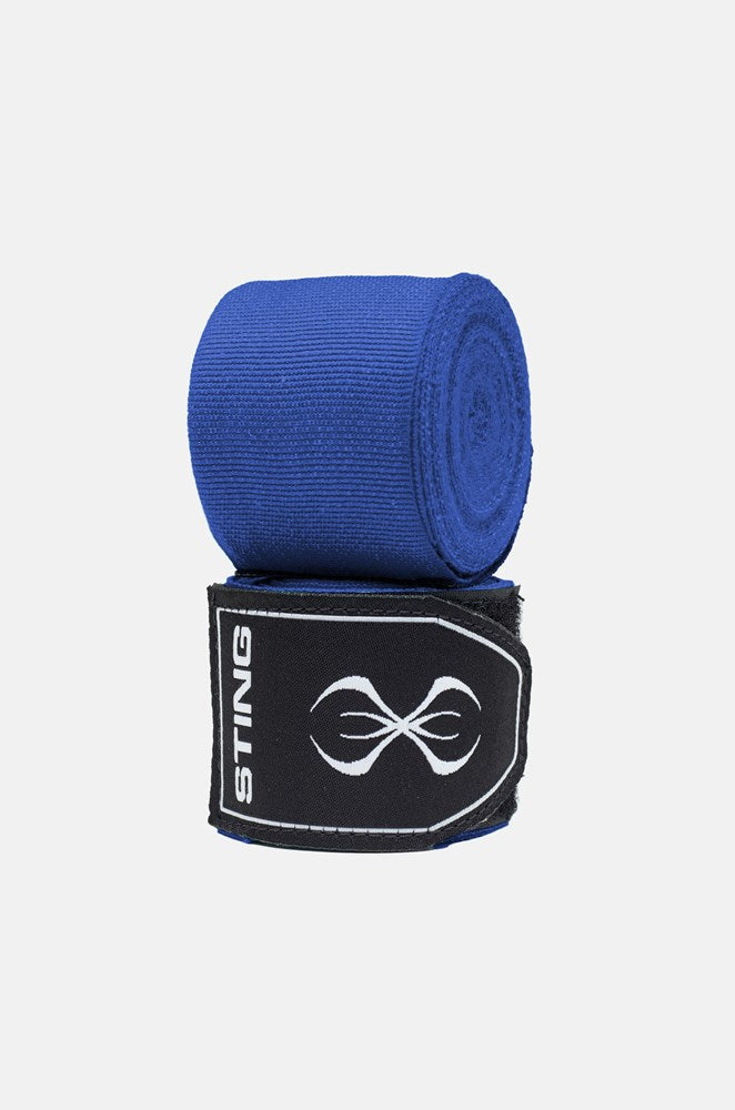 Sting 4.5m Elasticised Boxing Hand Wraps 2.0 - Blue