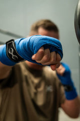STING Hand Wraps & Accessories Sting 4.5m Elasticised Boxing Hand Wraps 2.0 - Blue