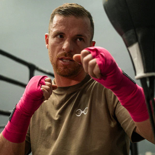 STING Hand Wraps & Accessories Sting 4.5m Elasticised Boxing Hand Wraps 2.0 - Pink