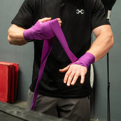 STING Hand Wraps & Accessories Sting 4.5m Elasticised Boxing Hand Wraps 2.0 - Purple