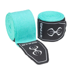 STING Hand Wraps & Accessories Sting 4.5m Elasticised Boxing Hand Wraps 2.0 - Teal