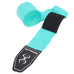 STING Hand Wraps & Accessories Sting 4.5m Elasticised Boxing Hand Wraps 2.0 - Teal