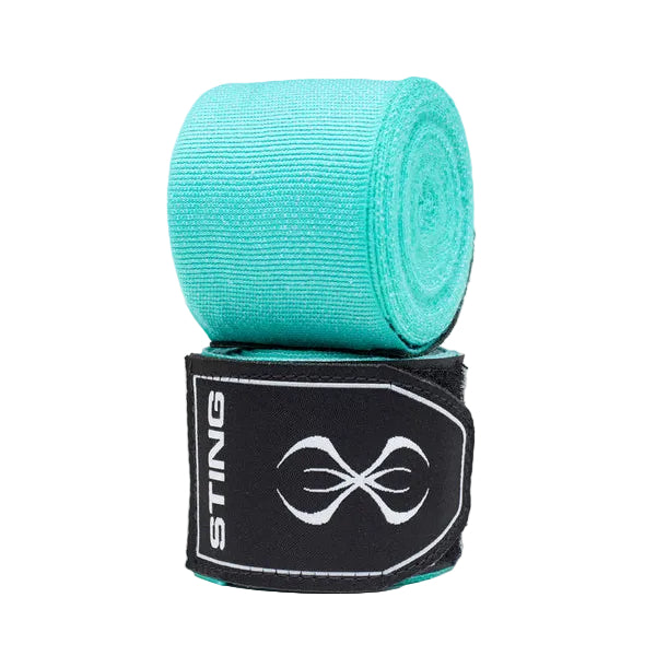 Sting 4.5m Elasticised Boxing Hand Wraps 2.0 - Teal