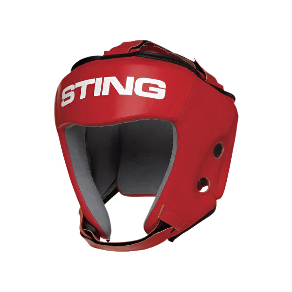 STING Head Guards S / RED Sting Competition Approved Open Face Head Guard 2.0