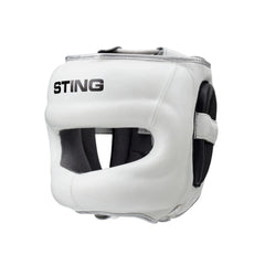 STING Head Guards Sting Evolution No Contact Boxing Head Guard - White/Black/Silver