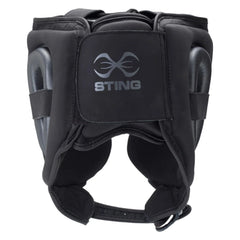 STING Head Guards Sting Viper X Gel Full Face Boxing Head Guard - Black/Grey