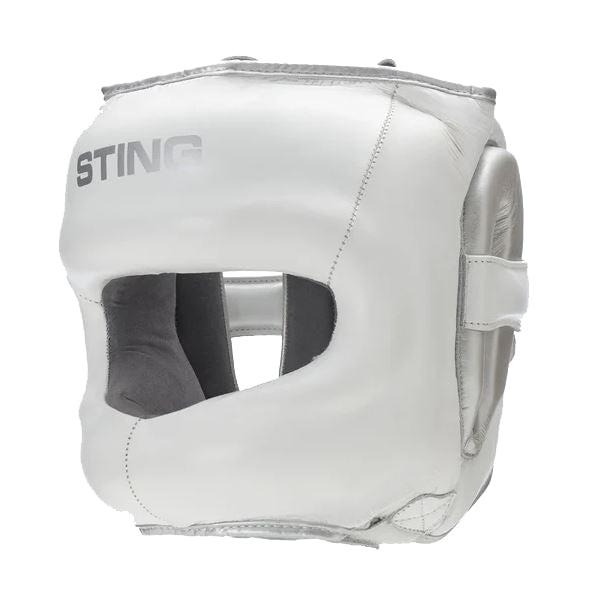Sting Viper X No Contact Boxing Head Guard - White/Silver