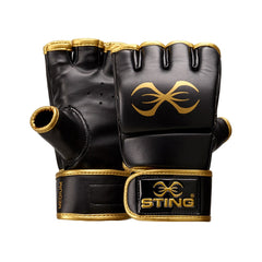STING MMA Sparring Gloves S / Black/Gold Sting MMA Training Gloves