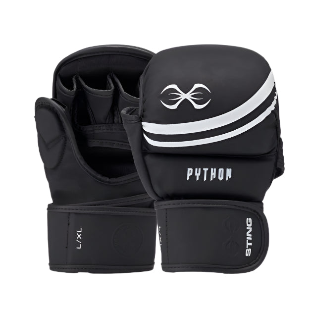 STING MMA Sparring Gloves Sting Python MMA Sparring Gloves - Black