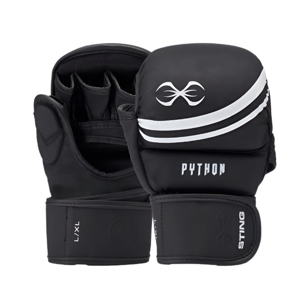STING MMA Sparring Gloves Sting Python MMA Sparring Gloves - Black