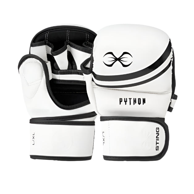 STING MMA Sparring Gloves Sting Python MMA Sparring Gloves - White