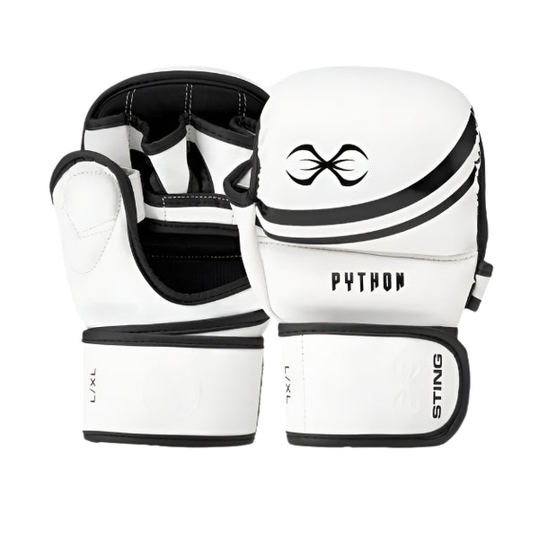 STING MMA Sparring Gloves Sting Python MMA Sparring Gloves - White
