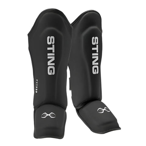 Sting Python MMA Shin & Foot Protector - Black