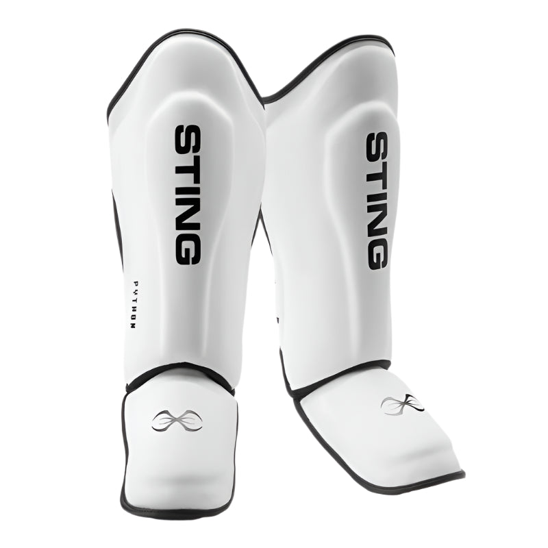 STING S Sting Python MMA Shin & Foot Protector - White