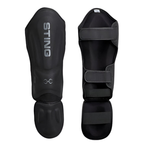 STING Shin Guards Sting Taipan MMA Shin & Foot Protector - Black