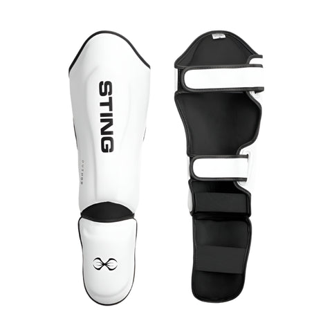 STING Sting Python MMA Shin & Foot Protector - White