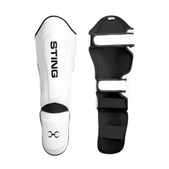 STING Sting Python MMA Sparring Gloves + Shinguards Combo - White