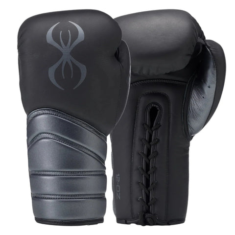 Sting Viper X Boxing Gloves Lace Up - Black/Grey
