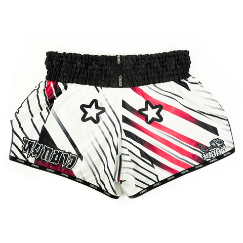 The Fight Factory Muay Thai Shorts Yokkao Power Muay Thai Shorts Black
