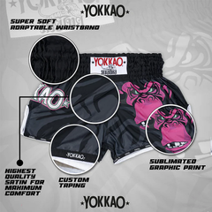 The Fight Factory Muay Thai Shorts Yokkao Primate CarbonFit Shorts