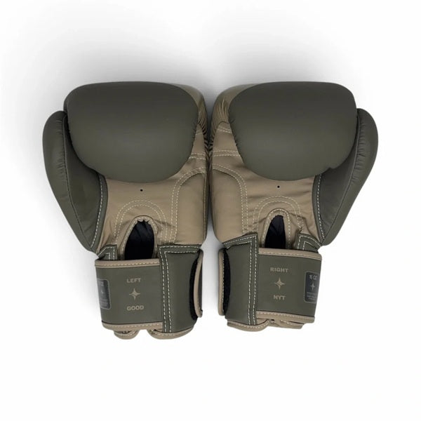 The Fight Factory NYT Muay Thai Boxing Gloves Smoke Sand