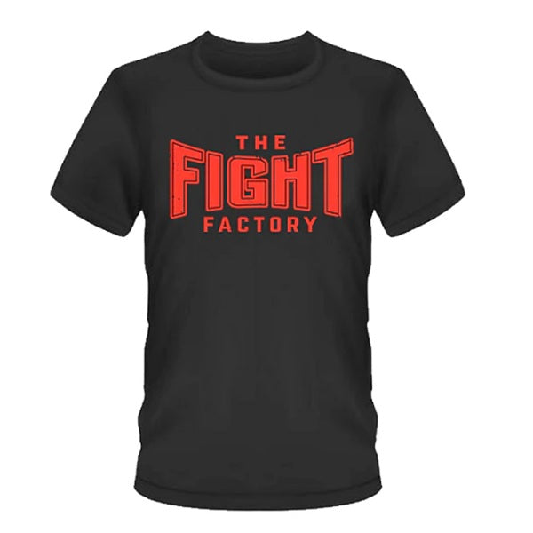 Fight Factory Undisputed T Shirt Black Red