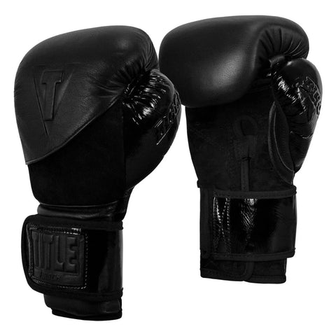 Title Boxing Boxing Gloves TITLE Black Blitz Boxing Gloves