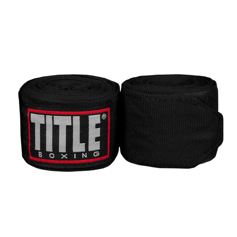 Title Boxing Hand Wraps & Accessories Red Title Boxing Fight Back Semi-Elastic Hand Wraps 180"