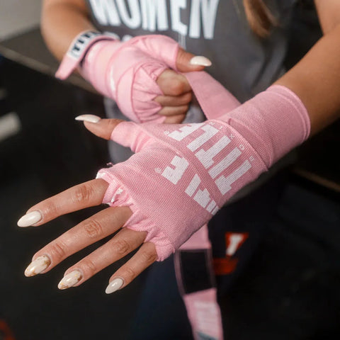 Title Boxing Hand Wraps & Accessories Title Boxing Power-Flex Elite 180" Boxing Hand Wraps Pink