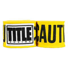 Title Boxing Hand Wraps & Accessories Title Caution Skull Cross Bones Boxing Handwraps
