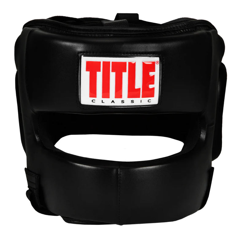 Title Classic Face Protector Boxing Headgear - Adult