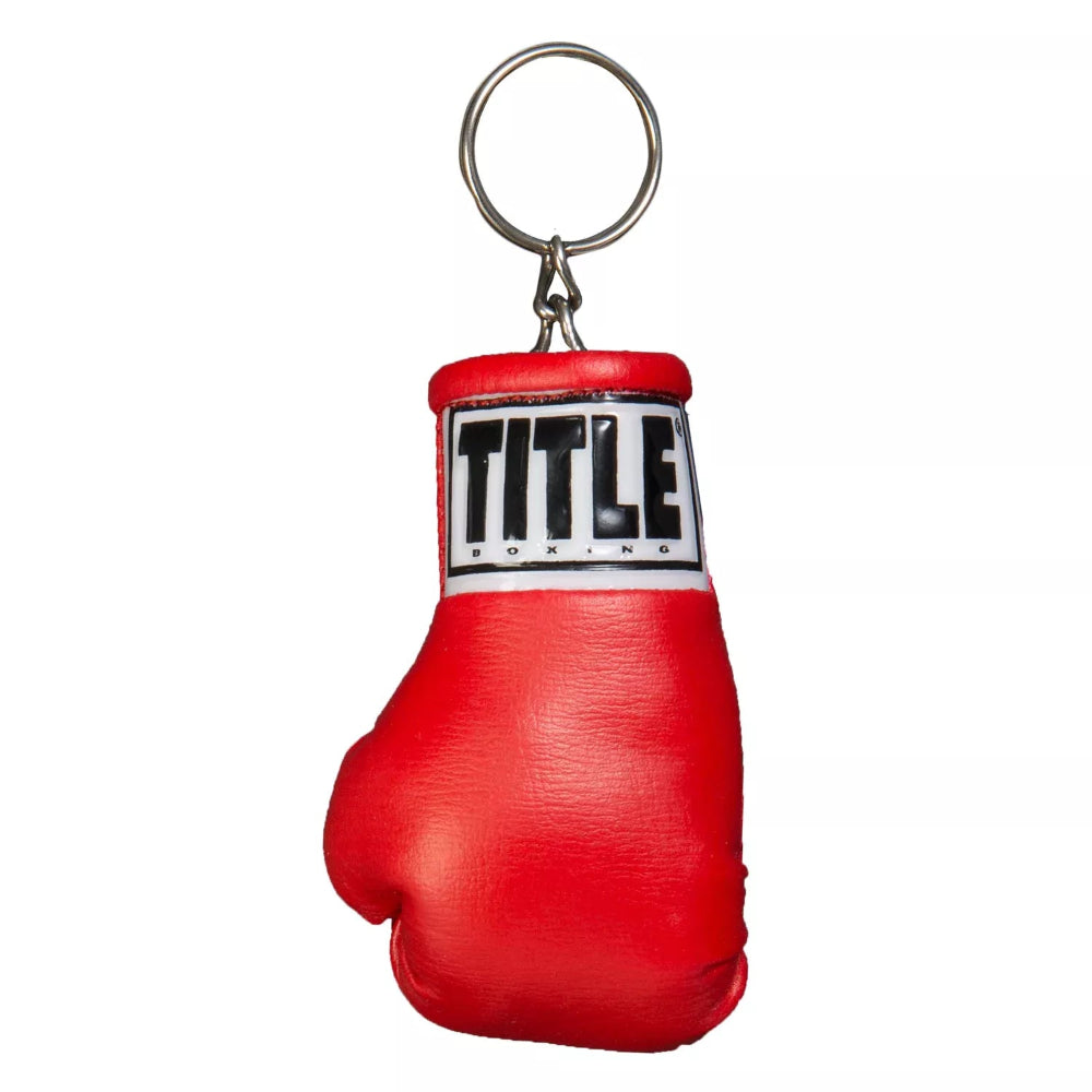 Title Boxing Novelties Title Excel Boxing Glove Keyring - Red