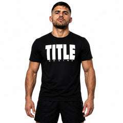 Title Boxing T Shirts Title Boxing Iconic Block T Shirt - Black/White