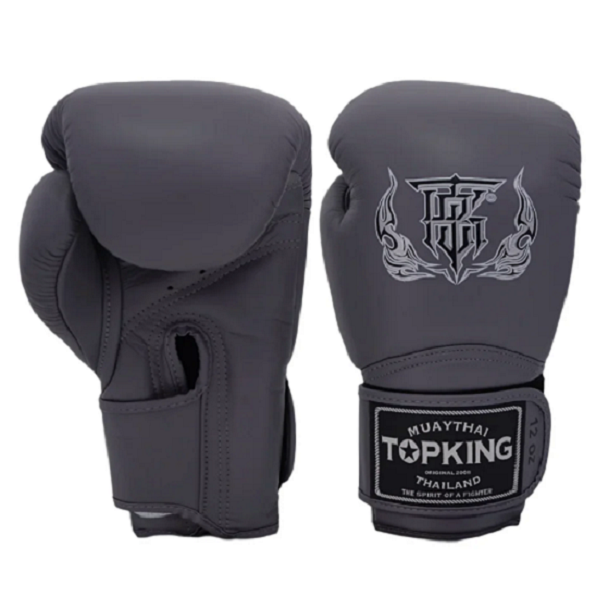 Top King Super Air Boxing Gloves Grey