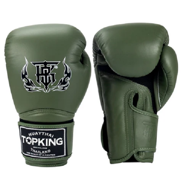 Top King Super Air Boxing Gloves Khaki