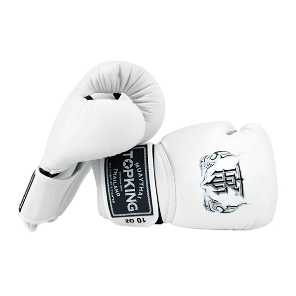 Top King Boxing Gloves Top King Super Air Boxing Gloves White