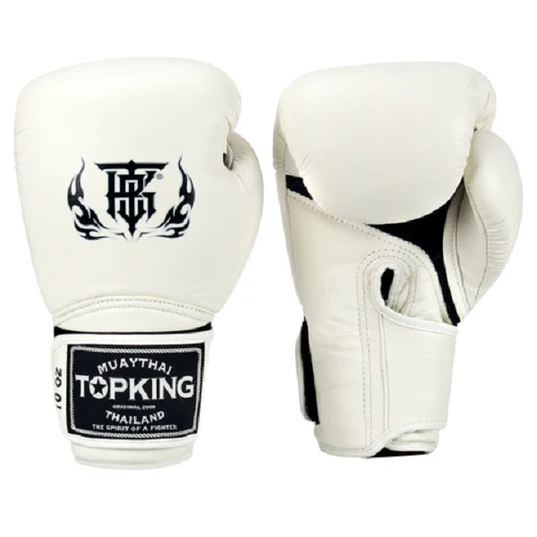 Top King Boxing Gloves Top King Super Air Boxing Gloves White