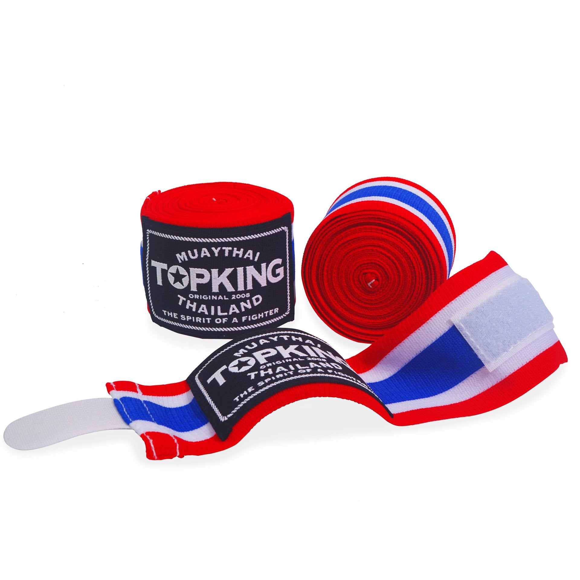 Top King Hand Wraps & Accessories Top King Boxing Handwraps Thai Flag
