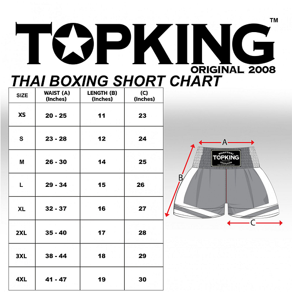 Top King Muay Thai Shorts Top King Chain Muay Thai Shorts
