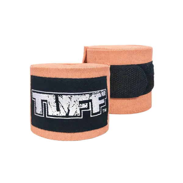 Tuff Hand Wraps & Accessories Peach TUFF Muay Thai Boxing Hand Wraps 4.5m
