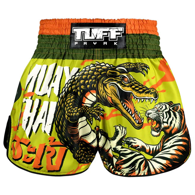Tuff Muay Thai Shorts TUFF Lord of the Deep Retro Muay Thai Shorts