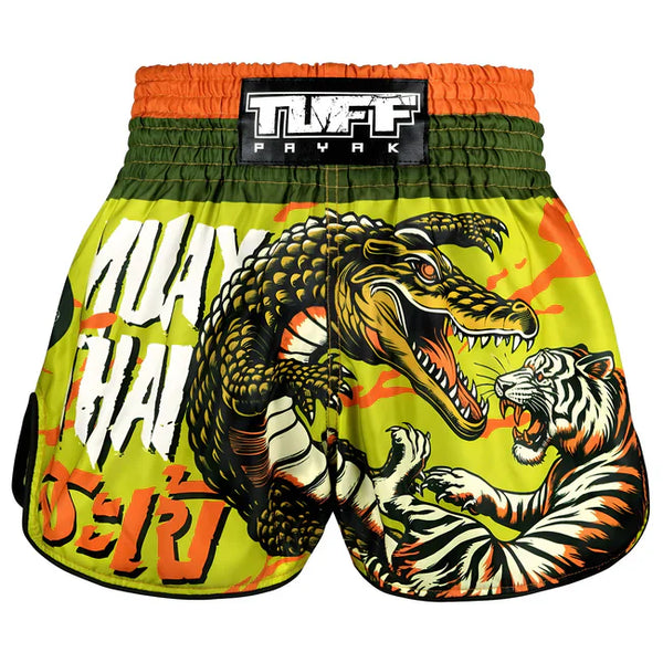Tuff Muay Thai Shorts TUFF Lord of the Deep Retro Muay Thai Shorts