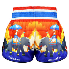 Tuff Muay Thai Shorts TUFF Siam In Motion Retro Muay Thai Shorts