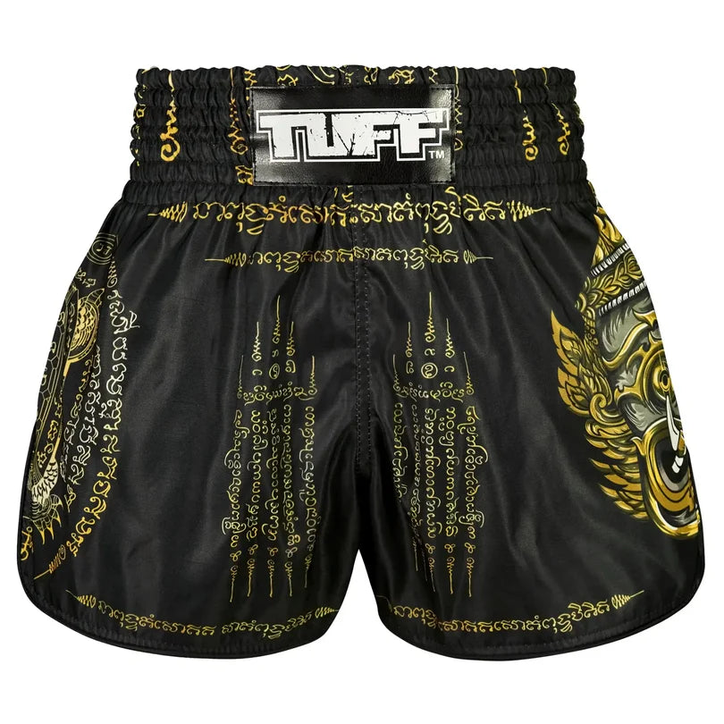 Tuff Muay Thai Shorts TUFF Yaksa Yantra Retro Muay Thai Shorts