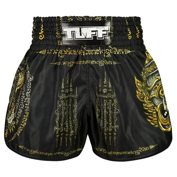 Tuff Muay Thai Shorts TUFF Yaksa Yantra Retro Muay Thai Shorts