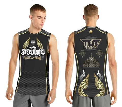 Tuff Muay Thai T Shirts TUFF King of Naga Muay Thai Training Singlet