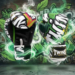 Twins Boxing Gloves Twins Muay Thai Boxing Gloves Graffiti FBGVL4-68